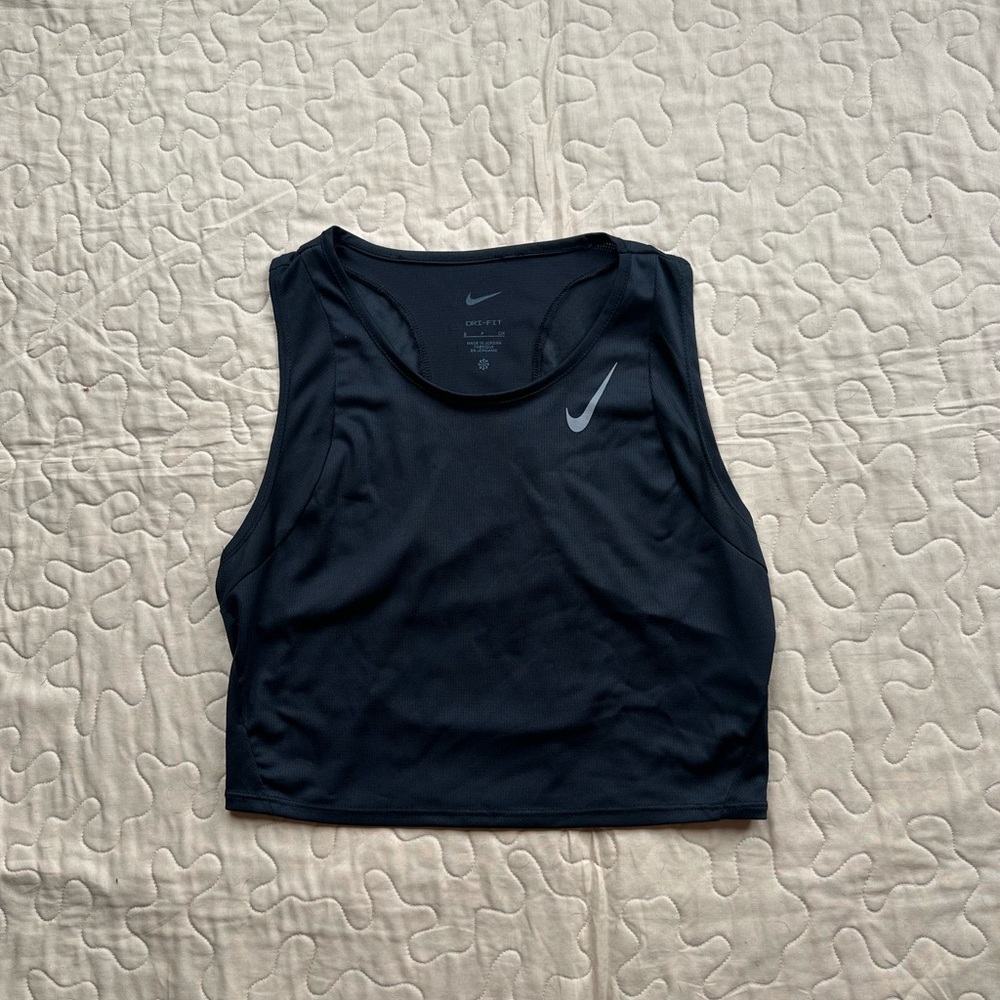 Nike Women's Black Sports Crop Top